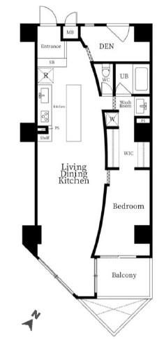 リシェ広尾-間取り