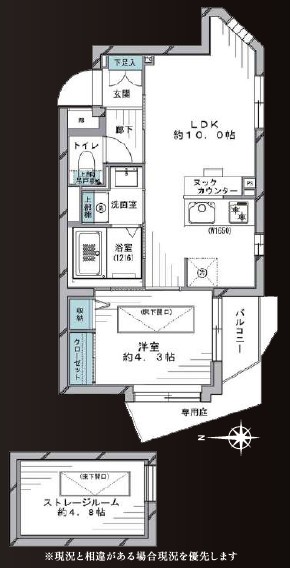 ジェイパーク代々木上原-間取り