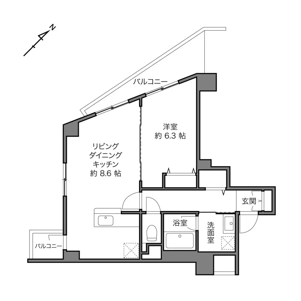 ライオンズガーデン幡ヶ谷-間取り