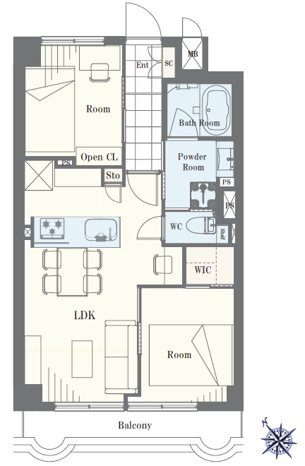 ライオンズマンション中目黒-間取り