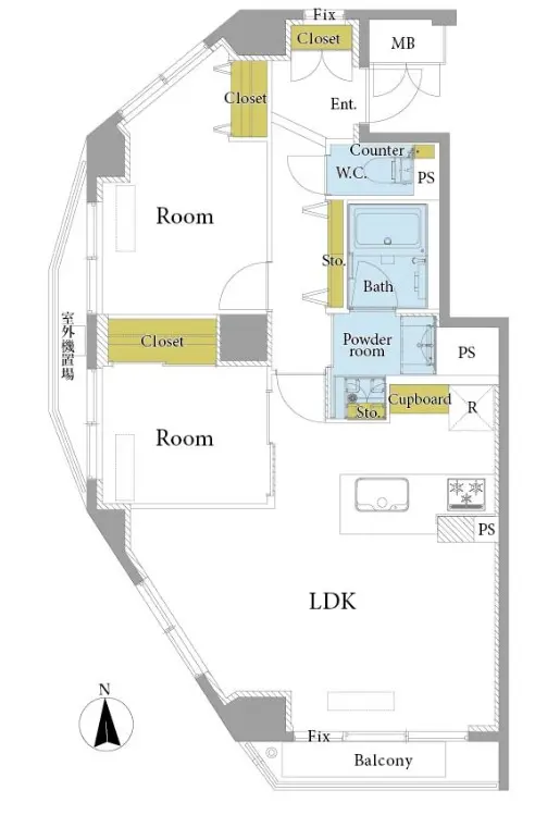 ルモンド代々木上原-間取り