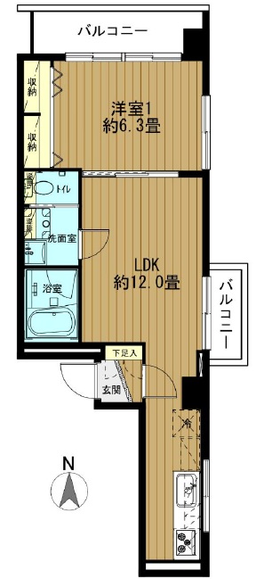 東高ペアシティ-間取り