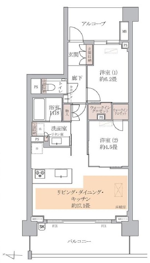 プラウド駒場-間取り