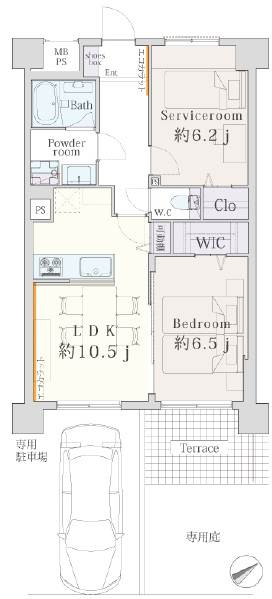 ライオンズガーデン幡ヶ谷-間取り