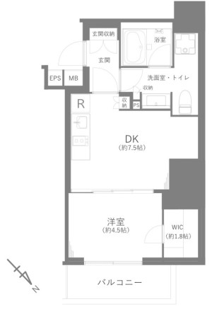 ザパークワンズ渋谷本町-間取り